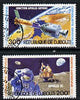 Djibouti 1980 Conquest of Space set of 2 cto used, SG 788-89*