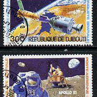 Djibouti 1980 Conquest of Space set of 2 cto used, SG 788-89*