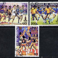 Djibouti 1979 Pre Olympic Year set of 3 cto used, SG 771-73*