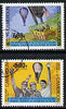 Cameroun 1979 First Atlantic Balloon Crossing set of 2 cto used, SG 871-72*