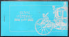 Tuvalu - Nukulaelae 1986 Royal Wedding (Andrew & Fergie) $6.40 booklet, State Coach in silver, panes imperf