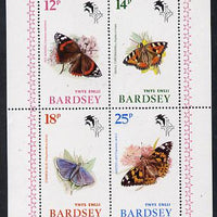 Bardsey (British Local) 1981 Butterflies set of 4 (12p, 14p, 18p & 25p) unmounted mint