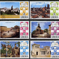 Liberia 1971 Munich Olympic Games (Views of Munich) set of 6 cto used, SG 1067-72*