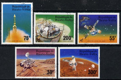 Upper Volta 1976 Viking Space Flight set of 5 cto used*