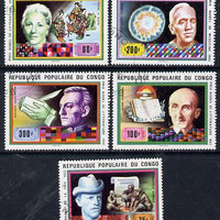 Congo 1978 Nobel Prize Winners set of 5 cto used, SG 610-14*
