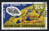 Central African Republic 1970 Apollo 12 Moon Landing opt'd 'ATTERRISSAGE d'APOLLO 12' cto used, SG 215
