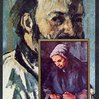 Manama 1972 Paintings by Cezanne perf m/sheet cto used, Mi BL 231A