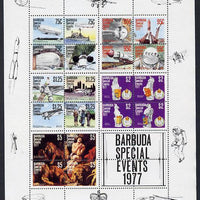 Barbuda 1977 Special Events m/sheet unmounted mint, SG MS 383