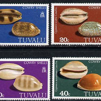 Tuvalu 1980 Cowrie Shells perf set of 4 unmounted mint, SG 139-42
