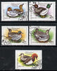 Hungary 1988 Wild Ducks set of 5 cto used, SG 3851-55*