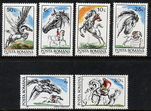 Rumania 1992 Horses perf set of 6 unmounted mint, Mi,4784-89, SG 5432-37*