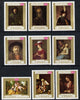 Yemen - Royalist 1969 Paintings by European Artists set of 9 unmounted mint (Mi 717-25A)