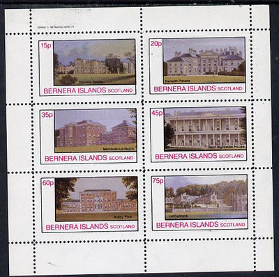 Bernera 1982 Stately Homes #2 perf set of 6 values (15p to 75p) unmounted mint