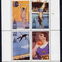 Iso - Sweden 1980 Olympic Games perf,set of 4 values (100 to 400) unmounted mint