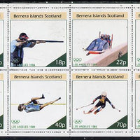 Bernera 1984 Los Angeles Olympic Games perf,set of 8 values (15p to 76p) unmounted mint