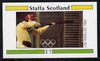 Staffa 1984 Los Angeles Olympic Games (Shooting) imperf souvenir sheet (£1 value) unmounted mint