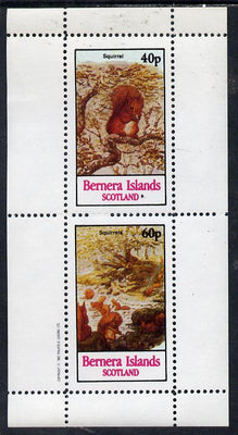 Bernera 1982 Squirrels #1 perf,set of 2 values (40p & 60p) unmounted mint