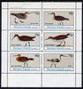 Bernera 1982 Waders (Snipe, Sandpipers, Avocet & Godwit) perf set of 6 values (15p to 75p) unmounted mint