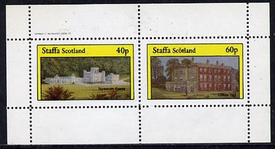 Staffa 1982 Stately Homes #2 perf,set of 2 values (40p & 60p) unmounted mint