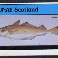 Grunay 1982 Fish imperf souvenir sheet (£1 value) unmounted mint