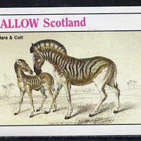 Eynhallow 1982 Horses #2 imperf souvenir sheet (£1 value) unmounted mint