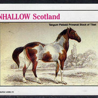 Eynhallow 1982 Horses #2 imperf deluxe sheet (£2 value) unmounted mint