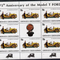 Grenada - Grenadines 1983 75th Anniversary of Model 'T' Ford 70c (1913 Mercer) in sheetlet of 8 plus label unmounted mint, SG 556