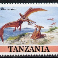 Tanzania 1988 Pteranodon 3s (from Prehistoric & Modern Animals set of 8) SG 551 (tete-beche horiz pairs available pro rata) unmounted mint