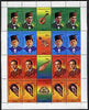 Libya 1985 Music & Musicians sheetlet of 20 containing 4 of each musicians plus one of each instrument unmounted mint, SG 1631-38
