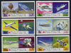 Yemen - Royalist 1970? History of Flight perf set of 6 unmounted mint