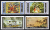 Ajman 1967 Asian Paintings perf set of 4 unmounted mint, Mi 176-79A