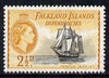 Falkland Islands Dependencies 1954-62 Ships 2.5d Penola unmounted mint, SG G30