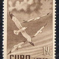Cuba 1956 Gull 19c (from Air set) unmounted mint SG 775
