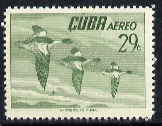 Cuba 1956 Goosander 29c (from Air set) unmounted mint SG 777