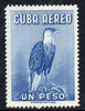 Cuba 1956 Caracara 1p blue (from Air set) unmounted mint SG 784