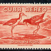 Cuba 1956 Jacana 2p red (from Air set) unmounted mint SG 785