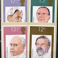 Great Britain 1980 British Conductors set of 4 PHQ cards unused and pristine
