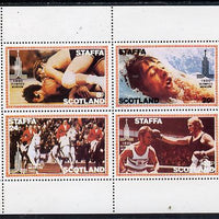 Staffa 1980 Moscow Olympic Games perf,set of 4 values (8p to 48p) unmounted mint