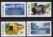 Nauru 1982 75th Anniversary of Phosphate Shipments set of 4 unmounted mint SG 267-70*