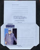 Jersey 1974 Churchill Centenary Airletter form inscribed 'JERSEY', folded on 'fold lines' otherwise pristine