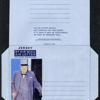Jersey 1974 Churchill Centenary Airletter form inscribed 'JERSEY', folded on 'fold lines' otherwise pristine