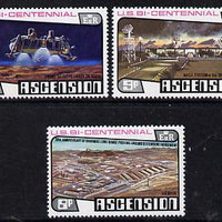 Ascension 1976 Bicentenary of USA set of 3, SG 219-21 unmounted mint