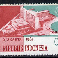 Indonesia 1962 Hotel Indonesia 25s (from Asian Games set) unmounted mint SG 906