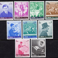 Ajman 1967 Kennedy 50th Anniversary perf set of 9 unmounted mint (Mi 141-9A)