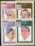 Great Britain 1980 British Conductors set of 4 PHQ cards with appropriate stamps each very fine used with first day cancels