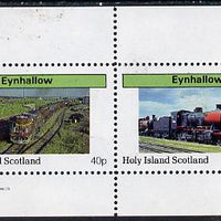 Eynhallow 1982 Steam Locos #08 perf,set of 2 values (40p & 60p) unmounted mint