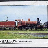Eynhallow 1982 Steam Locos #08 imperf deluxe sheet (£2 value) unmounted mint