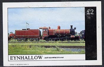 Eynhallow 1982 Steam Locos #08 imperf deluxe sheet (£2 value) unmounted mint