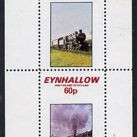 Eynhallow 1982 Steam Locos #10 perf,set of 2 values (40p & 60p) unmounted mint