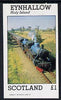 Eynhallow 1982 Steam Locos #10 imperf souvenir sheet (£1 value) unmounted mint